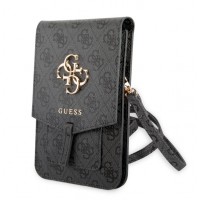 Τσάντα Guess PU 4G Metal Logo Phone Bag Grey