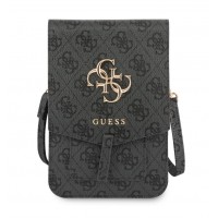 Τσάντα Guess PU 4G Metal Logo Phone Bag Grey