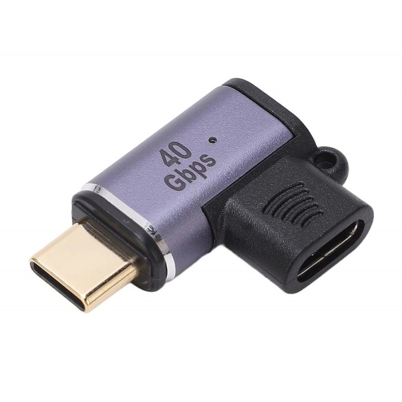 Αντάπτορας Powertech PTH-107 USB-C 40Gbps 100W Grey