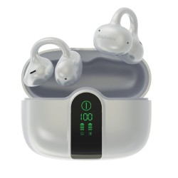 Ακουστικά Bluetooth Blackview Airbuds 15 BT6.0 IPX5 with LCD Charging Dock Frosty White