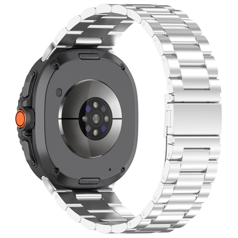 Ανταλλακτικό λουράκι Stainless Steel Silver Band για Samsung Galaxy Watch8 / 8 Classic (40/44/46mm)