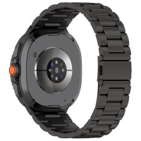 Ανταλλακτικό λουράκι Stainless Steel Black Band για Samsung Galaxy Watch8 / 8 Classic (40/44/46mm)