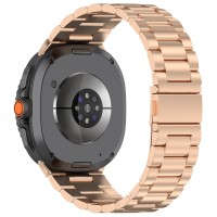 Ανταλλακτικό λουράκι Stainless Steel Rose Gold Band για Samsung Galaxy Watch8 / 8 Classic (40/44/46mm)