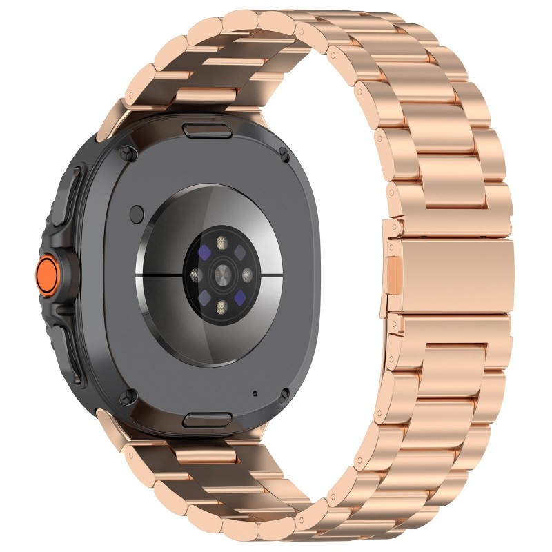 Ανταλλακτικό λουράκι Stainless Steel Rose Gold Band για Samsung Galaxy Watch8 / 8 Classic (40/44/46mm)