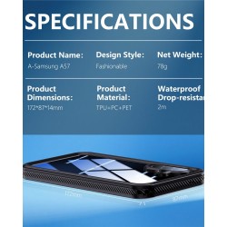 Αδιάβροχη θήκη Redpepper Samsung Galaxy A57 5G SM-A576 Shockproof/Waterproof Black