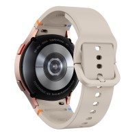 Ανταλλακτικό λουράκι Flat Silicone Design Watchband για Samsung Galaxy Watch5 (40mm & 42mm)/Watch4 (40mm & 44mm)/ Watch4 Classic (42mm & 46mm)/ Watch3(41mm)/Active 2(40/44mm)/ (20mm)  Starlight