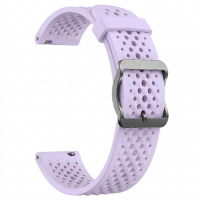 Ανταλλακτικό λουράκι Sport Silicone Breathable Watchband για Huawei GT 6 Pro 46mm / Samsung Galaxy Watch 3 45mm / Honor Magic Watch2 46mm / Huawei Watch GT 46mm (22mm)  Light Purple