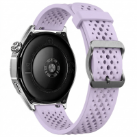 Ανταλλακτικό λουράκι Sport Silicone Breathable Watchband για Huawei GT 6 Pro 46mm / Samsung Galaxy Watch 3 45mm / Honor Magic Watch2 46mm / Huawei Watch GT 46mm (22mm)  Light Purple