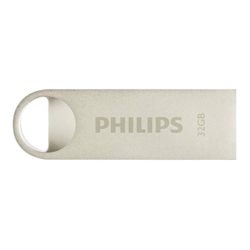 Philips Moon 32GB USB 2.0 Stick Moon Ασημί