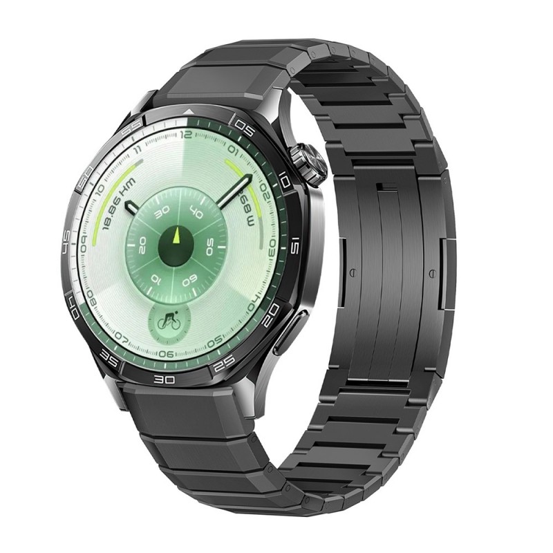 Ανταλλακτικό λουράκι Stainless Steel Titanium Alloy Link Strap Xiaomi Watch S4 Sport / Samsung Galaxy Watch3 45mm / Watch 46mm Sport Strap (22mm) Titanium Gray