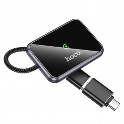 Ασύρματο Hoco HU1 Wireless Adapter Carplay USB-A / USB-C Black
