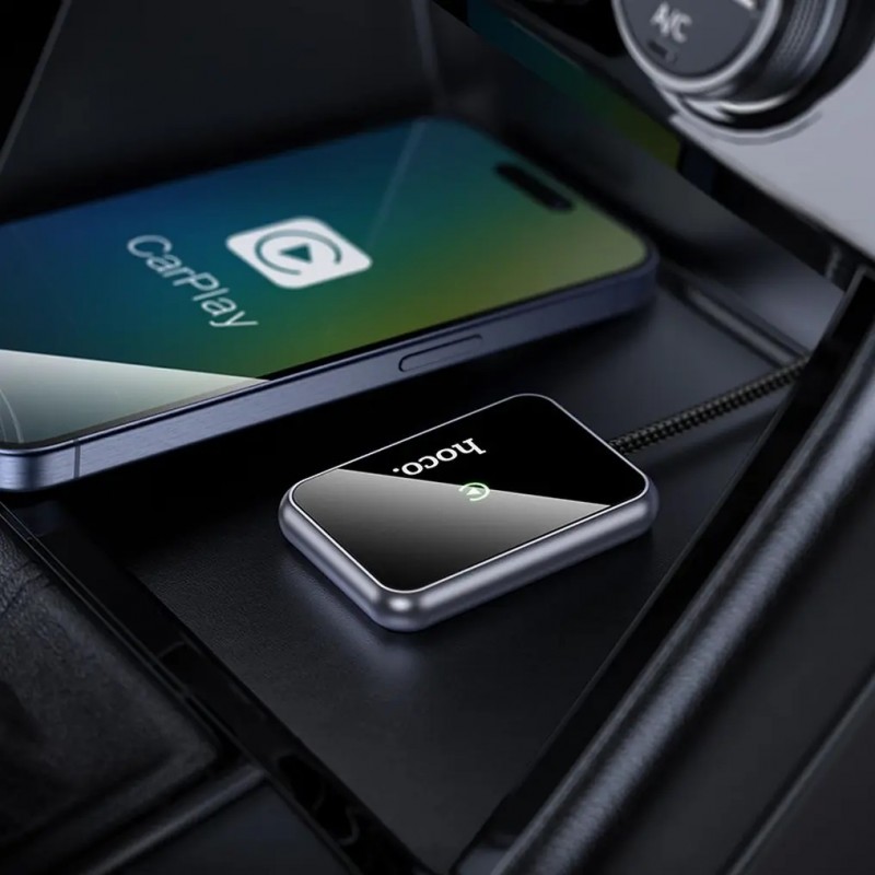 Ασύρματο Hoco HU1 Wireless Adapter Carplay USB-A / USB-C Black
