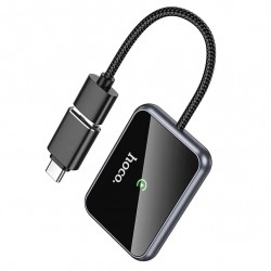 Ασύρματο Hoco HU1 Wireless Adapter Carplay USB-A / USB-C Black