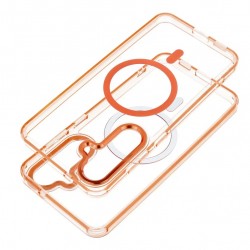 Θήκη Frame Clear Hybrid Mag Cover Samsung Galaxy A37 SM-A376 5G Orange