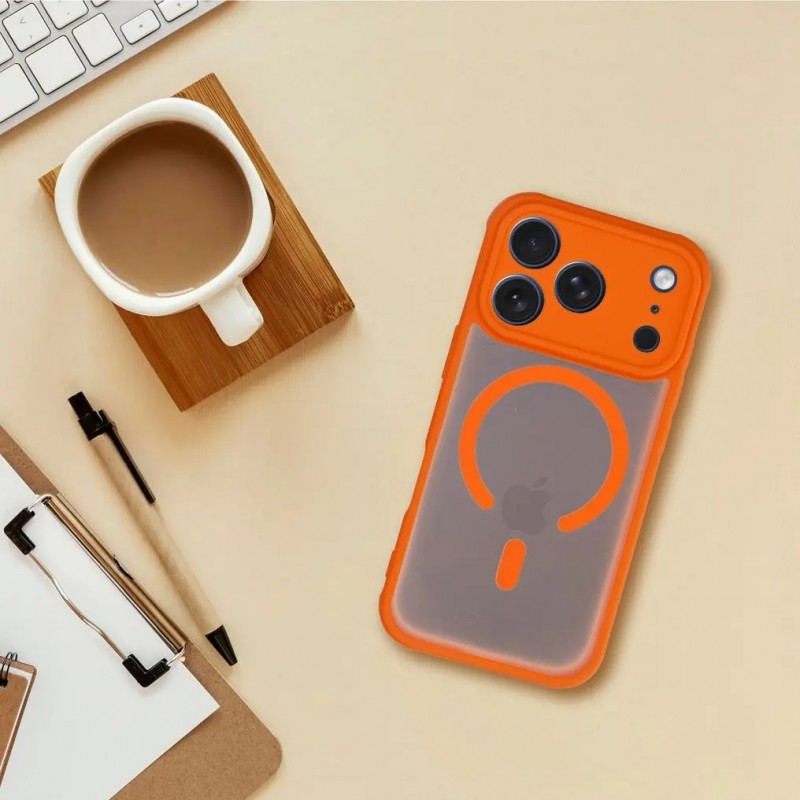 Θήκη Full Matte Mag Cover Samsung Galaxy A37 SM-A376 5G Orange