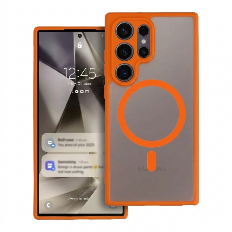 Θήκη Full Matte Mag Cover Samsung Galaxy A37 SM-A376 5G Orange