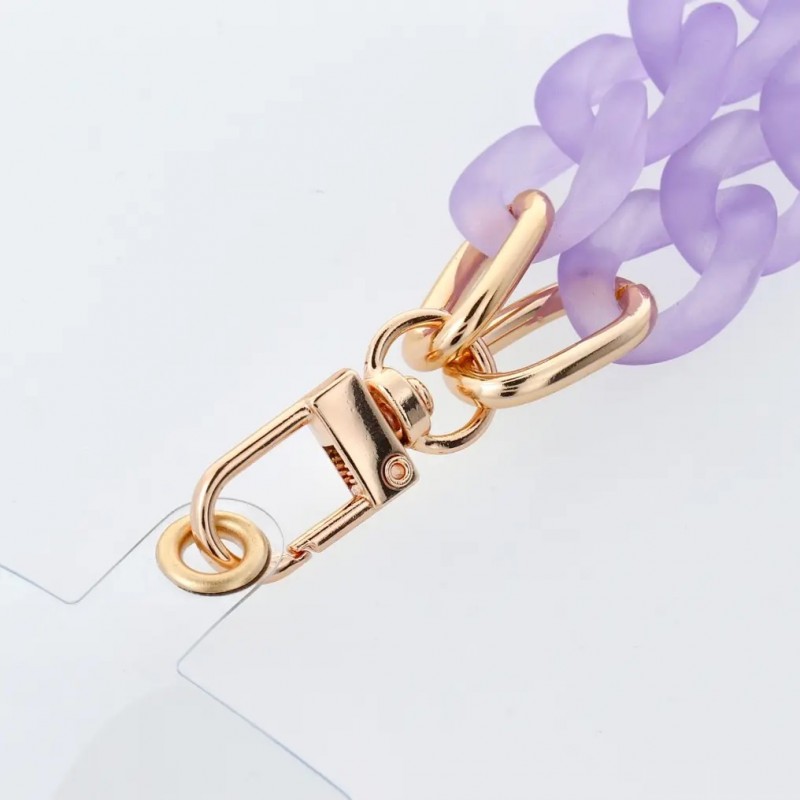  Λουράκι Καρπού στήριξης Θήκης Panama Phone Lanyard, Phone Pendant with  Cord Length 40cm Purple