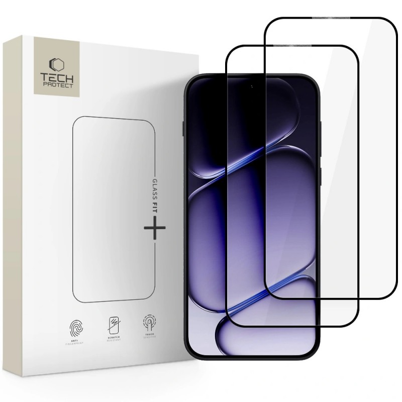 Γυαλί Προστασίας Tech-Protect Glass Fit+ Oneplus Nord 6 Black (2τμχ)