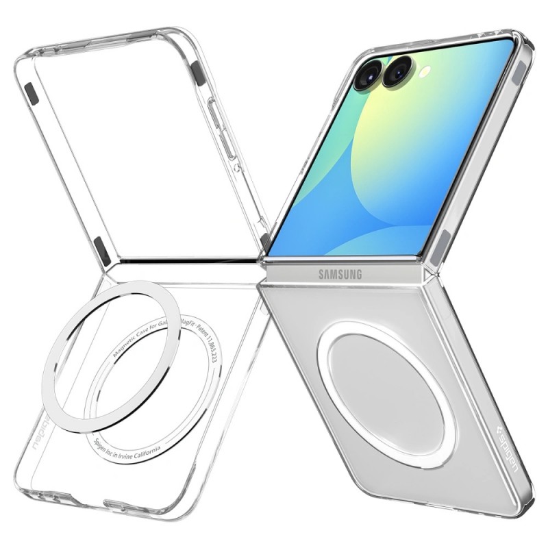 Θήκη Spigen Airskin Mag Magsafe Cover Samsung Galaxy Z Flip7 SM-F766 5G Crystal Clear/White