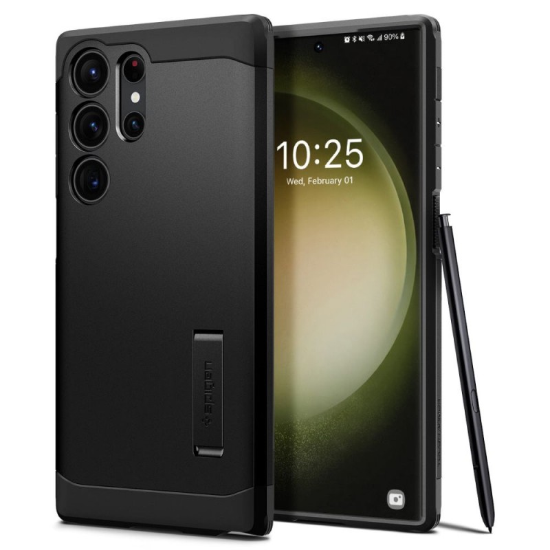 Θήκη Spigen Tough Armor Samsung Galaxy S23 Ultra 5G S918 Matte Black (ACS05623)