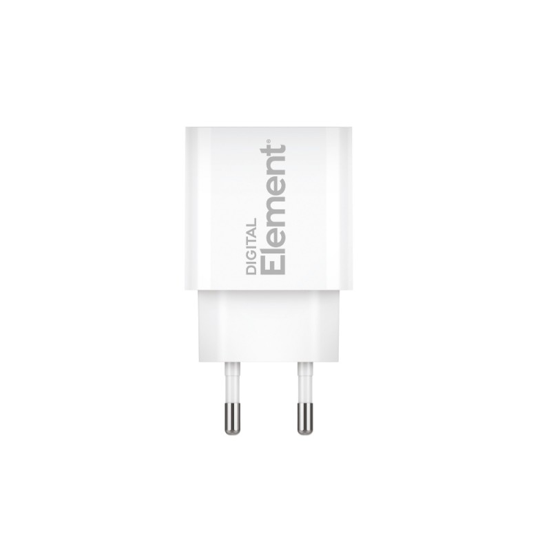 Φορτιστής Ταξιδιού Element CH-100 Fast Charger 1xUSB-C & 1xUSB-A 20W White
