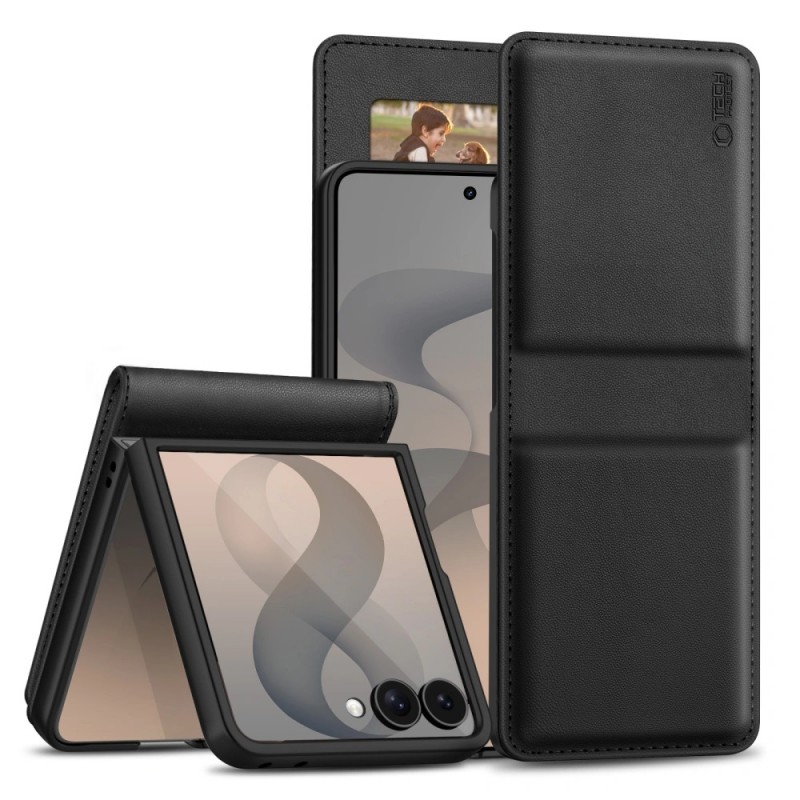 Θήκη Tech-Protect Wallet Magasafe Cover Samsung Galaxy Z Flip8 SM-F776 5G Black