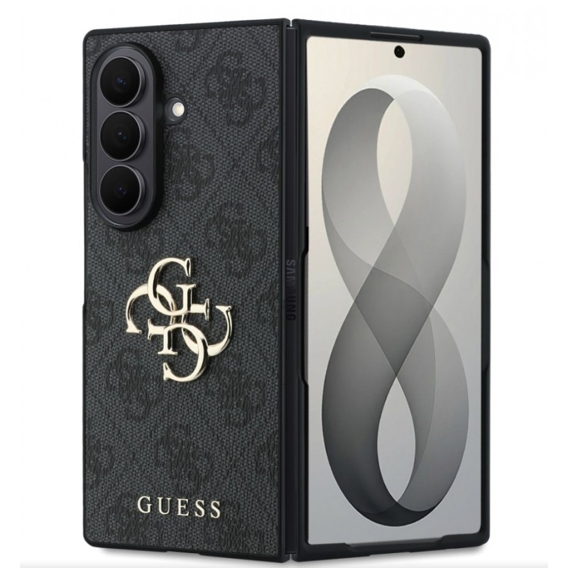 Θήκη Guess PU 4G Metal Logo Case Samsung Galaxy Z Fold8 Ultra 5G SM-F976 Grey