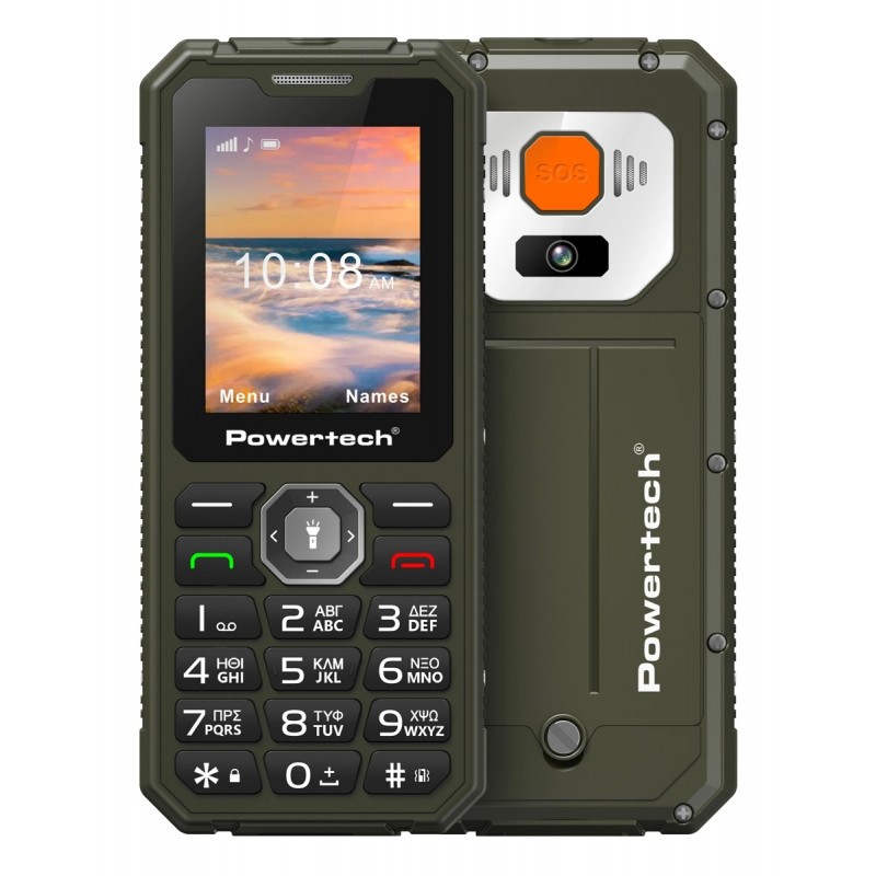 Powertech Sentry Armor PTM-43 Dual SIM 4G SOS Call IP67 Khaki