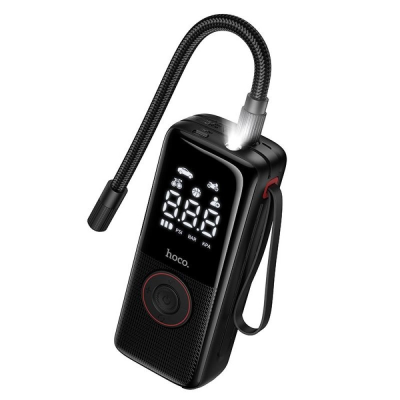 Τρόμπα Αυτοκινήτου Hoco Super Mini 4000mAh Black