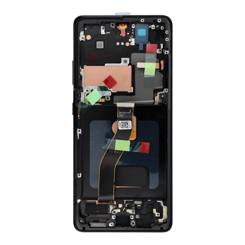 Οθόνη Soft OLED Samsung Galaxy S21 Ultra 5G G998 Black With Frame με 3 Χρόνια Εγγύηση