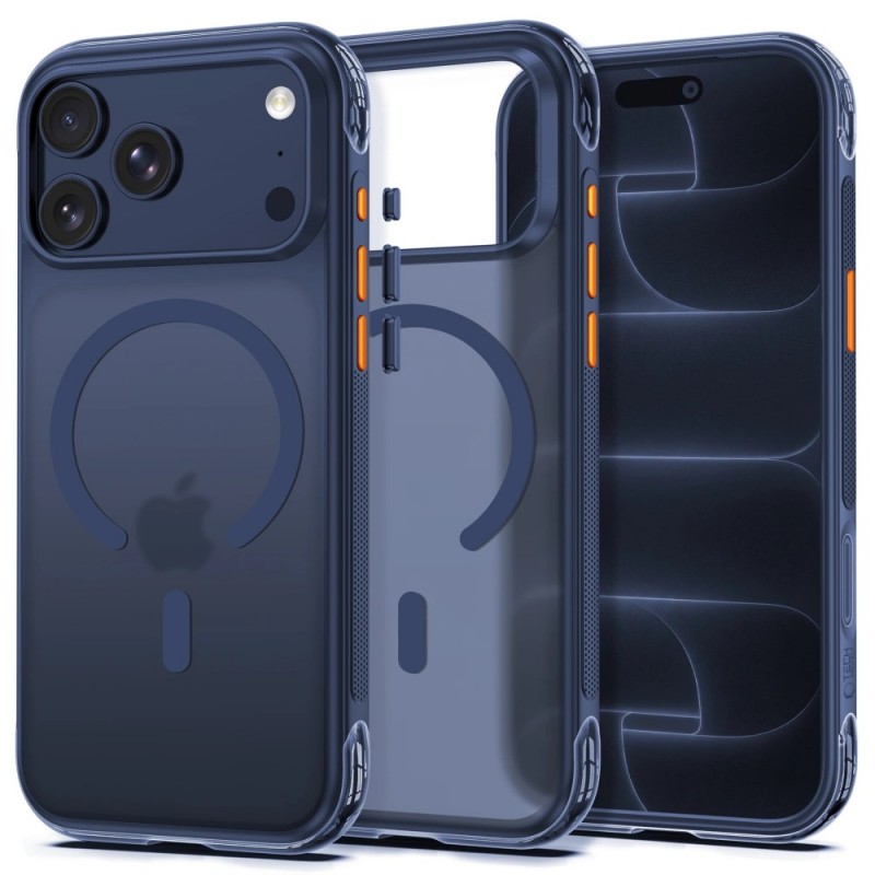 Θήκη Tech-Protect Magair Magsafe CC Cover For iPhone 17 Pro Max / 18 Pro Max (6.9") Matte Deep Blue