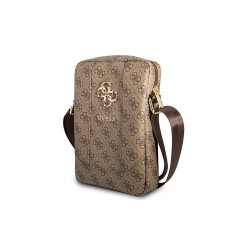 Τσάντα Guess Sleeve 10" Big Metal Logo Handbag Brown