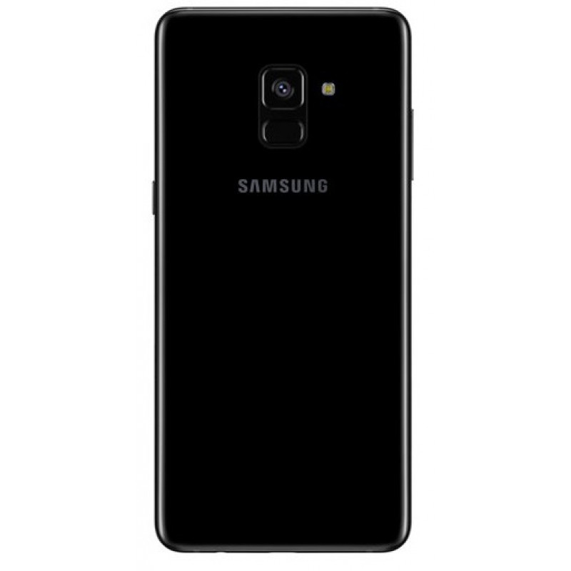 Καπάκι Μπαταρίας Samsung Galaxy A8+ Plus (2018) A730 Black with Camera Holder
