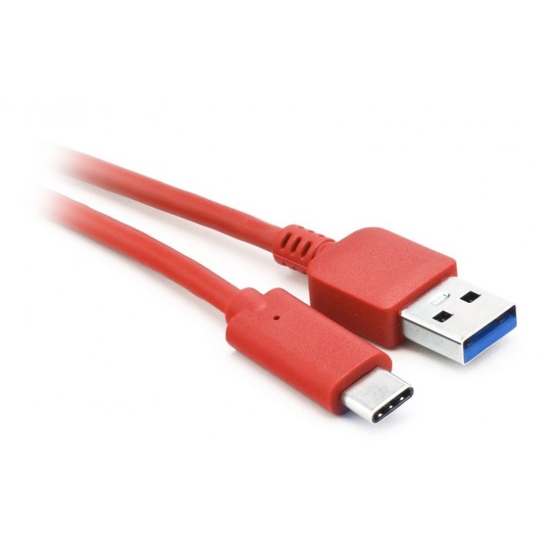 Καλώδιο Data USB to Type-C 3.1/3.0 1m Red