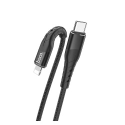 Καλώδιο Data Hoco Superior Power Delivery PD Lightning 8-pin U64 1.2m Black