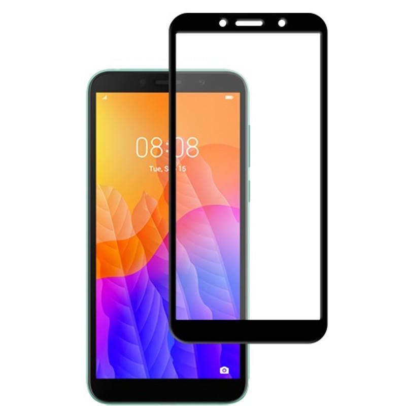 Γυαλί Προστασίας Huawei Y5P Tempered Glass 3D Full Glue 9H Full Screen Cover 9H AntiCrash / AntiShock Black
