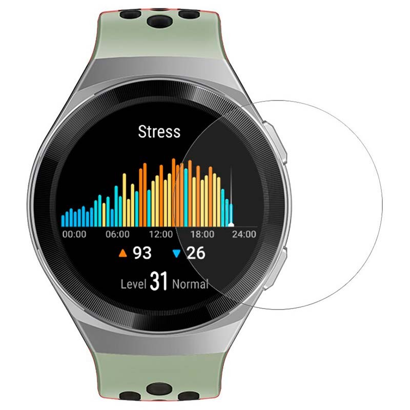 Γυαλί Προστασίας Huawei Watch GT 2e (42mm) Tempered Glass 9H AntiCrash / AntiShock (3τμχ)