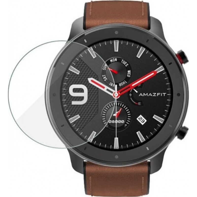 Γυαλί Προστασίας Xiaomi Amazfit GTR (47mm) Tempered Glass 9H AntiCrash / AntiShock (3τμχ)