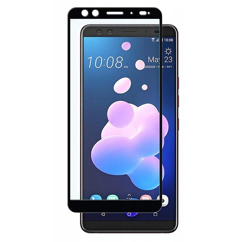 Γυαλί Προστασίας HTC U23 Pro Full Glue Full Screen Cover Tempered Glass 9H AntiCrash / AntiShock Black