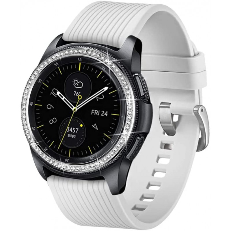 Προστατευτικό Bezel Styling Diamonds Samsung Galaxy Watch (42mm) Silver