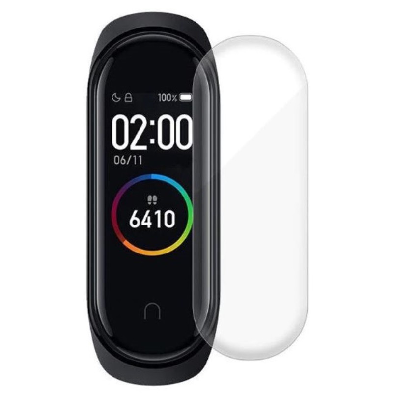 Μεμβράνη Προστασίας TPU Full Screen Cover Xiaomi Mi Band 4 AntiCrash / Antishock (2τμχ)