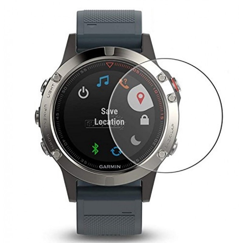 Γυαλί Προστασίας Garmin Fenix 5 Plus Tempered Glass 9H AntiCrash / AntiShock    