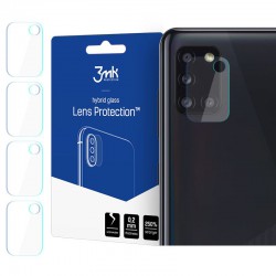Γυαλί Προστασίας 3MK Camera Lens Samsung Galaxy A31 SM-A315 Full Cover Tempered Glass 9H AntiCrash / AntiShock (4τμχ)