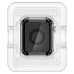 Γυαλί Προστασίας Spigen ProFlex "EZ FIT" Apple Watch 7 (41mm) Tempered Glass 8H AntiCrash / AntiShock Black (AFL04052)
