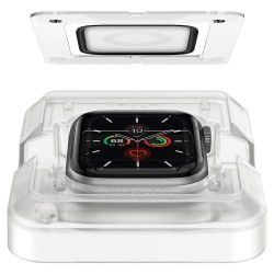 Γυαλί Προστασίας Spigen ProFlex "EZ FIT" Apple Watch 7 (41mm) Tempered Glass 8H AntiCrash / AntiShock Black (AFL04052)