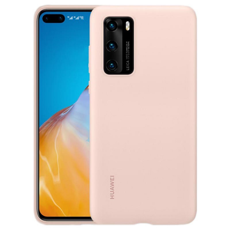 Θήκη Huawei Silicone Cover P40 Pink (Original) 51993729