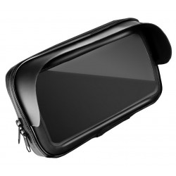 Βάση Στήριξης Μηχανής/Scooter Waterproof with zip & hood Universal Holder (6,3") Black