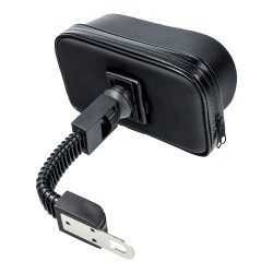 Βάση Στήριξης Μηχανής/Scooter Waterproof with zip & hood Universal Holder (6,3") Black