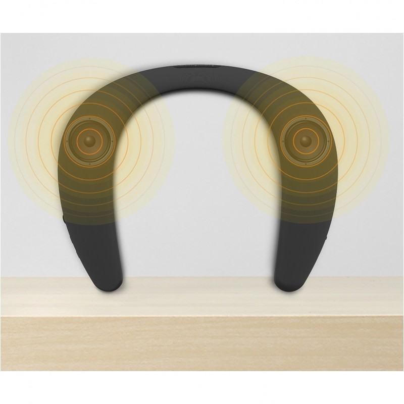 Φορητό Ηχείο Bluetooth 4smarts Wearable Wireless Speaker AudioScarf Grey (4S478583)