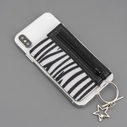 Θήκη Bag 4smarts DressUp Zip Universal for Devices 138.3x67.1mm or Larger Zebra (4S469320)